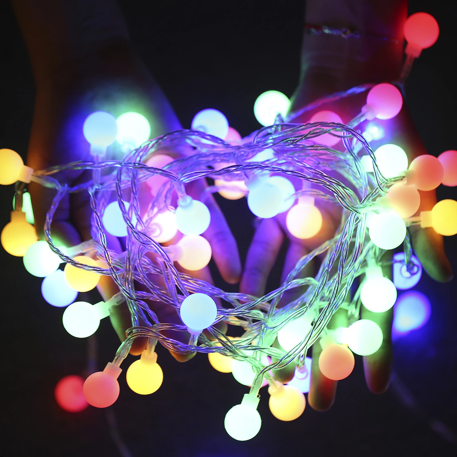 

Ball Battery Box String Light Room Decoration Christmas Holiday Party Light Outdoor Camping Decorative Modeling Hanging Lamp