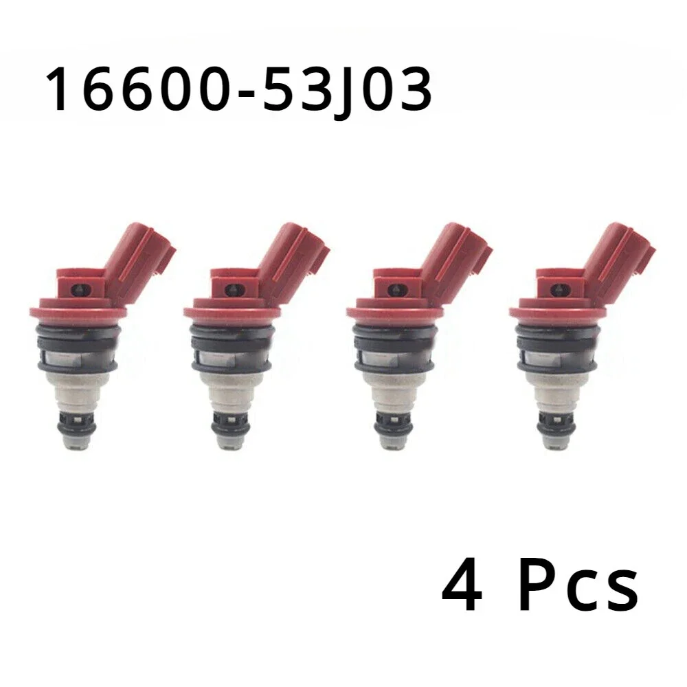 Фото Набор из 4 топливных форсунок 16600-53J03 A46-00 для Nissan Altima Infiniti 3.0L Z32 SR20 Sentra 1991-1993 2.0L L4 16600-53J01 №1