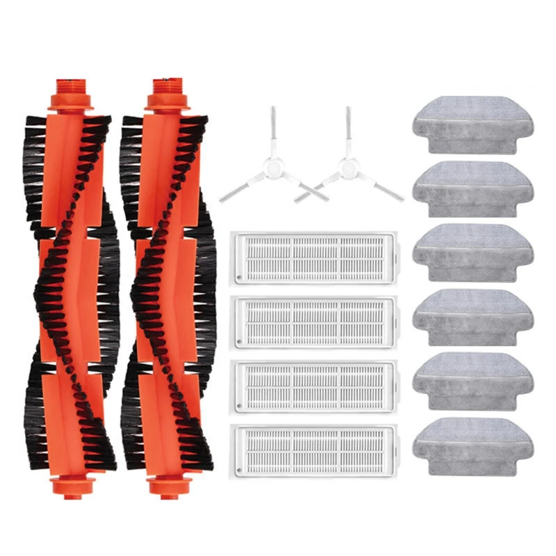 

Main Side Brush Filter Mop Cloths For Xiaomi Mi Robot Vacuum-Mop Pro STYTJ02YM Conga 3490 Viomi V2 PRO V3 Cleaner Parts