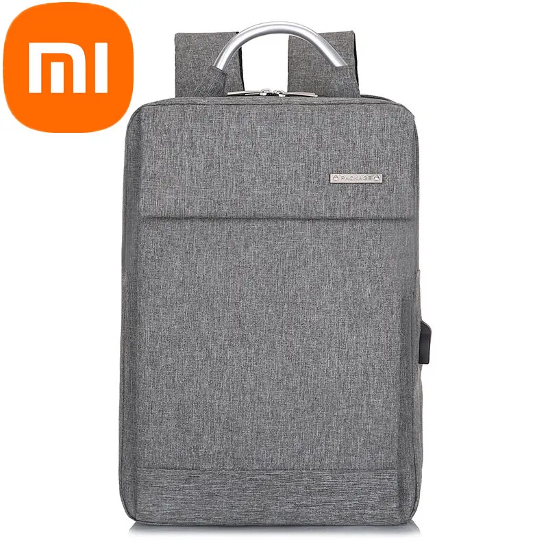 

Рюкзак Xiaomi 2023, сумка для компьютера, новый металлический портативный Вместительный рюкзак, заряжаемый через Usb, деловой рюкзак