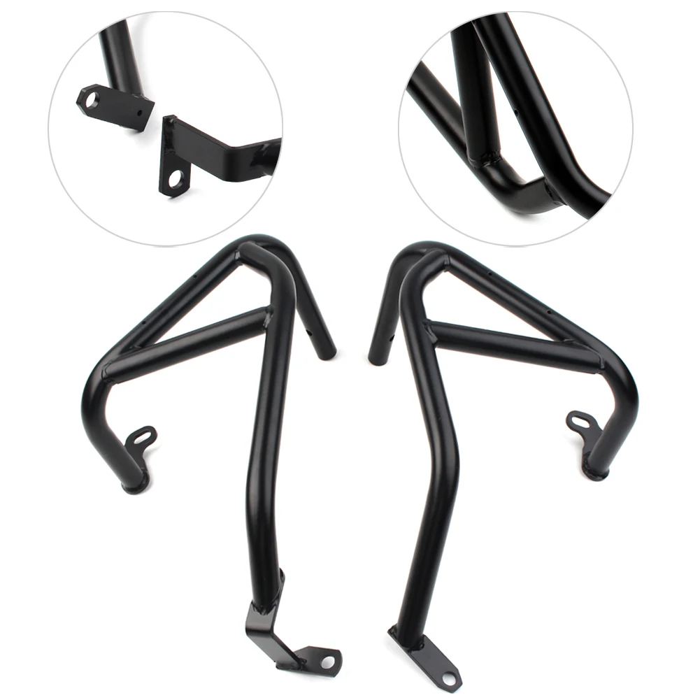 Черная стальная верхняя защита двигателя мотоцикла рамы для Yamaha MT-15 MT 15 2019 2020 2021