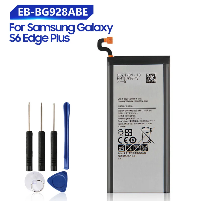

Replacement Battery For Samsung Galaxy S6 edge Plus G928P G9287 G928F G928V G9280 SM-G9280 S6edge+ EB-BG928ABE EB-BG928ABA