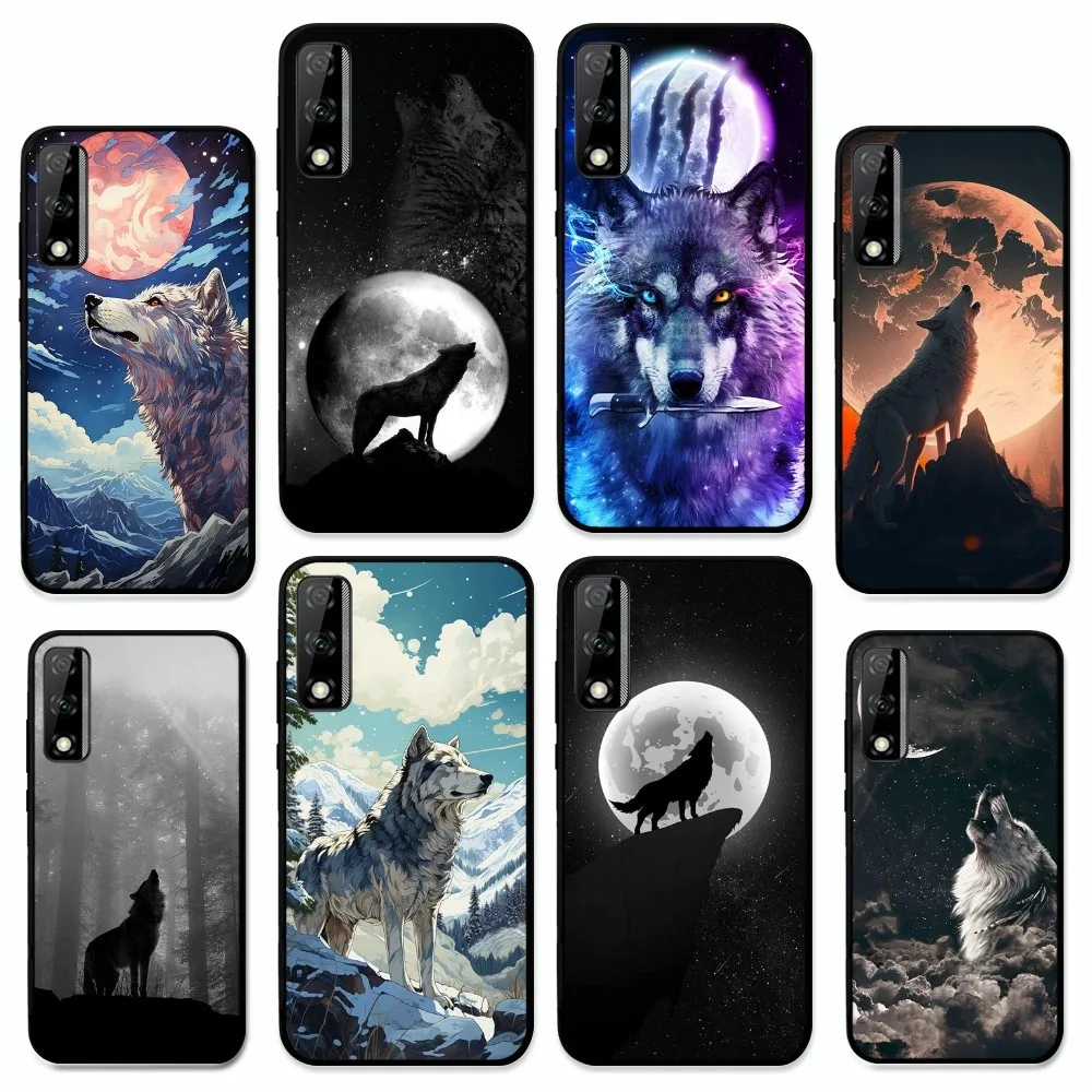 

Cool Wolf Phone Case For Huawei Y9 6 7 5 Prime Enjoy 7s 7 8 plus 7a 9e 9plus 8E Lite Psmart Shell