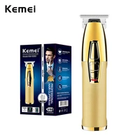 kemei km 5093 hair clipper professional finish hair cutting machine hair beard trimmer 0mm skin cut electric cutter rechargeable