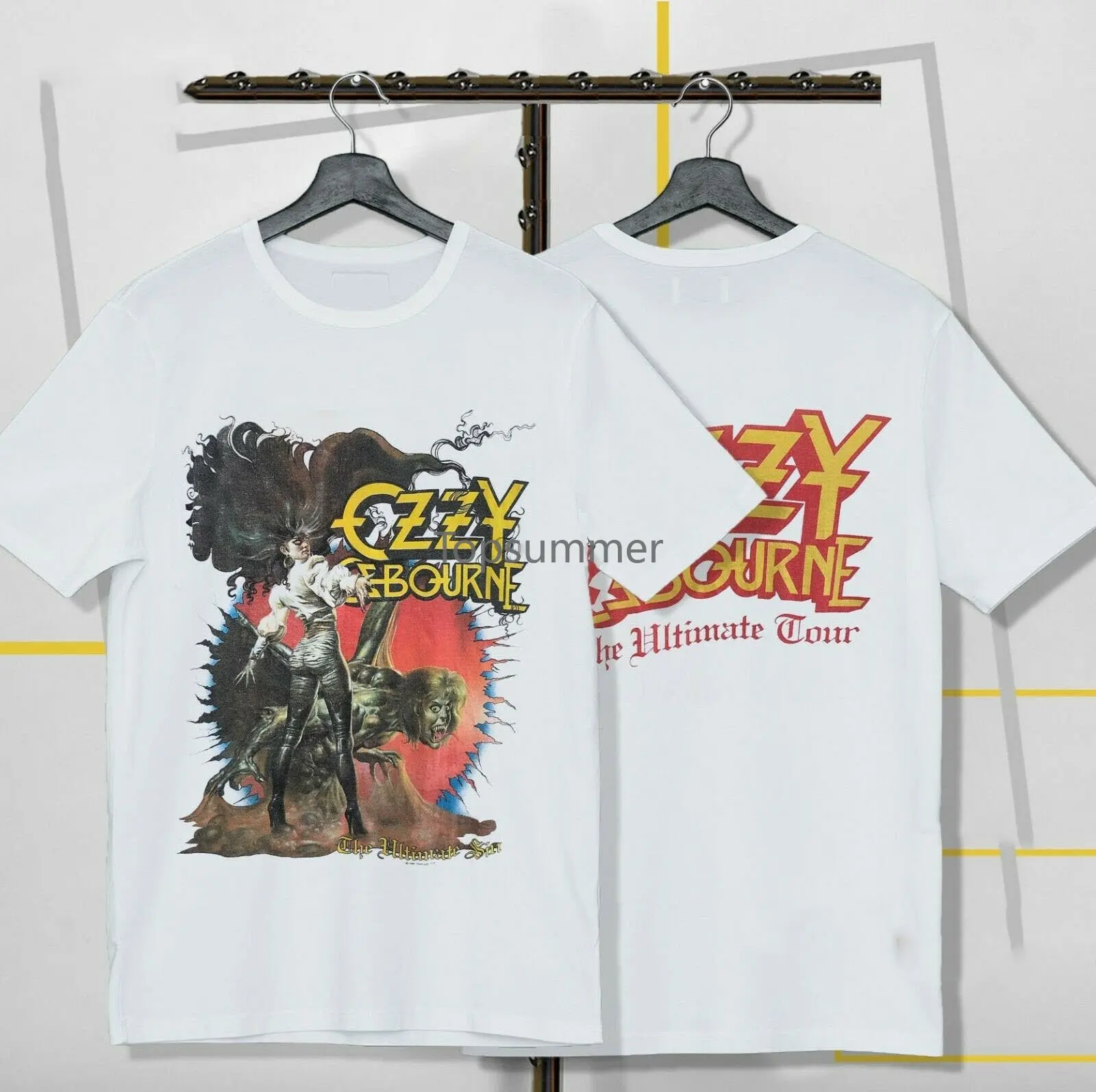 

Ozzy Osbourne Shirt Vintage Tshirt 1986 The Ultimate Sin Tour T T Shirt
