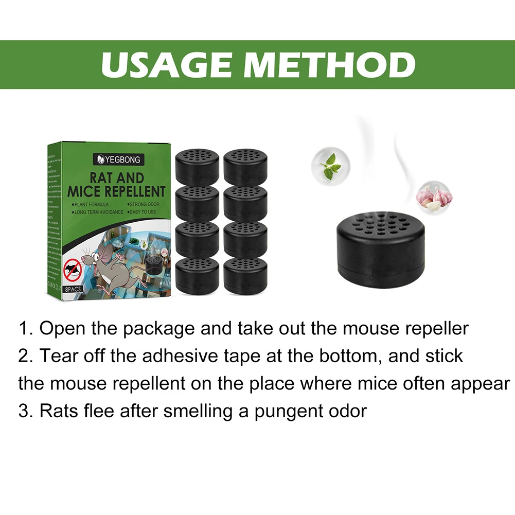 Экологичные Твердые Репелленты От Вредителей Из 8 Штук С Эфирными Маслами Для