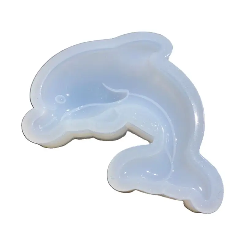 

Crystal Epoxy Resin Mold Dolphin Pendant Casting Silicone Mould DIY Crafts Jewellry Making Tool