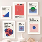 Книга, новинка, философская Ретро литература, настенная Картина на холсте, скандинавские постеры и принты, настенные картины для декора гостиной