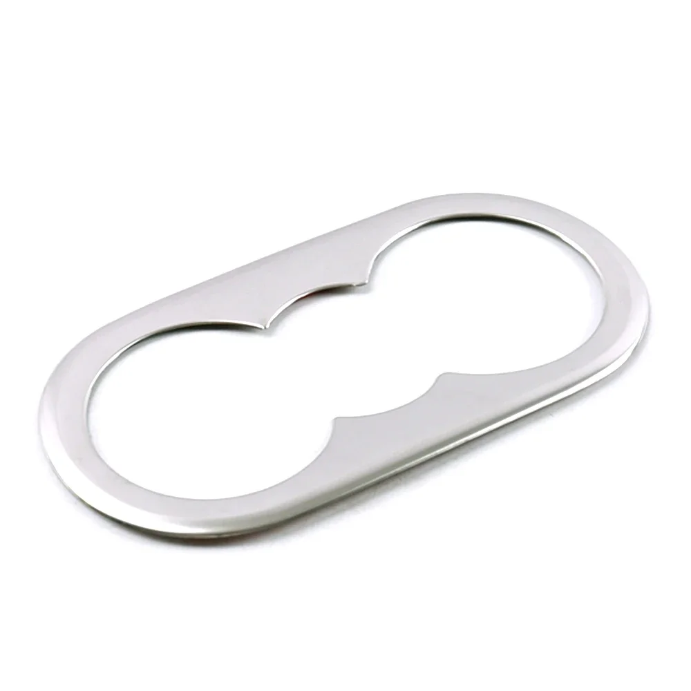 

Для Volkswagen VW Tiguan MK2 2017-2019 заднее сиденье держатель чашки с водой крышка отделка внутренняя наклейка из нержавеющей стали