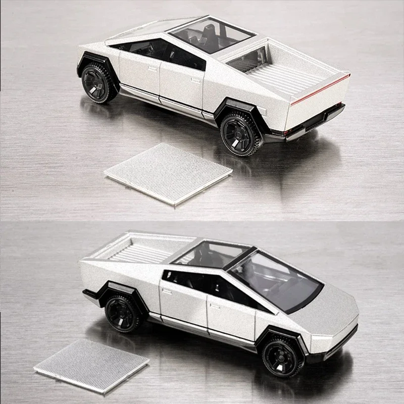 

Xcartoys 1:64 Cybertruck Alloy Model Car Die-cat Vehicle Collection Display Gifts-Silver