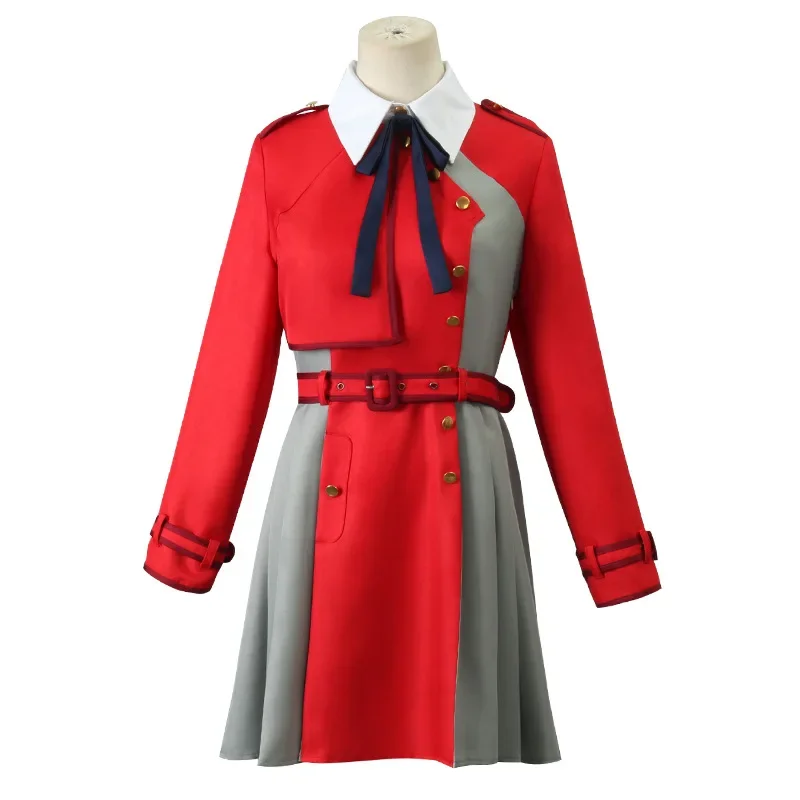 Женский костюм для косплея Takina Inoue из аниме Lycoris Recoil nishikier Chisato Униформа парик