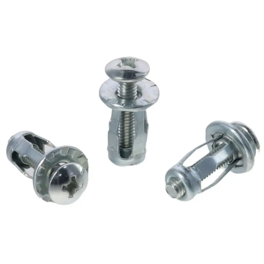 12 шт. M4 X 20 гайки с винтами Лепестковые винты анкеры полые стены железная оболочка