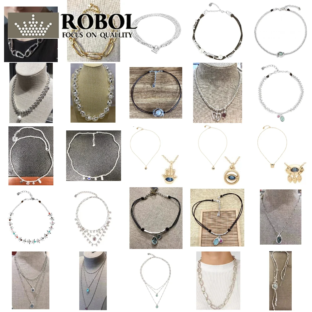 

03 2021 New and Popular 925 Silver Bead Necklace Women's Favorite Free Wholesale Shipping