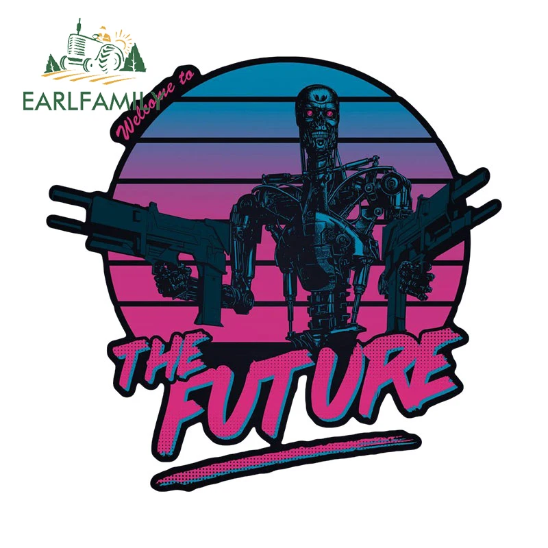 

EARLFAMILY 13 см x 8,5 см для I Will be back Terminator автомобильные наклейки водонепроницаемые простые Наклейки Забавный виниловый автостайлинг с фургоном