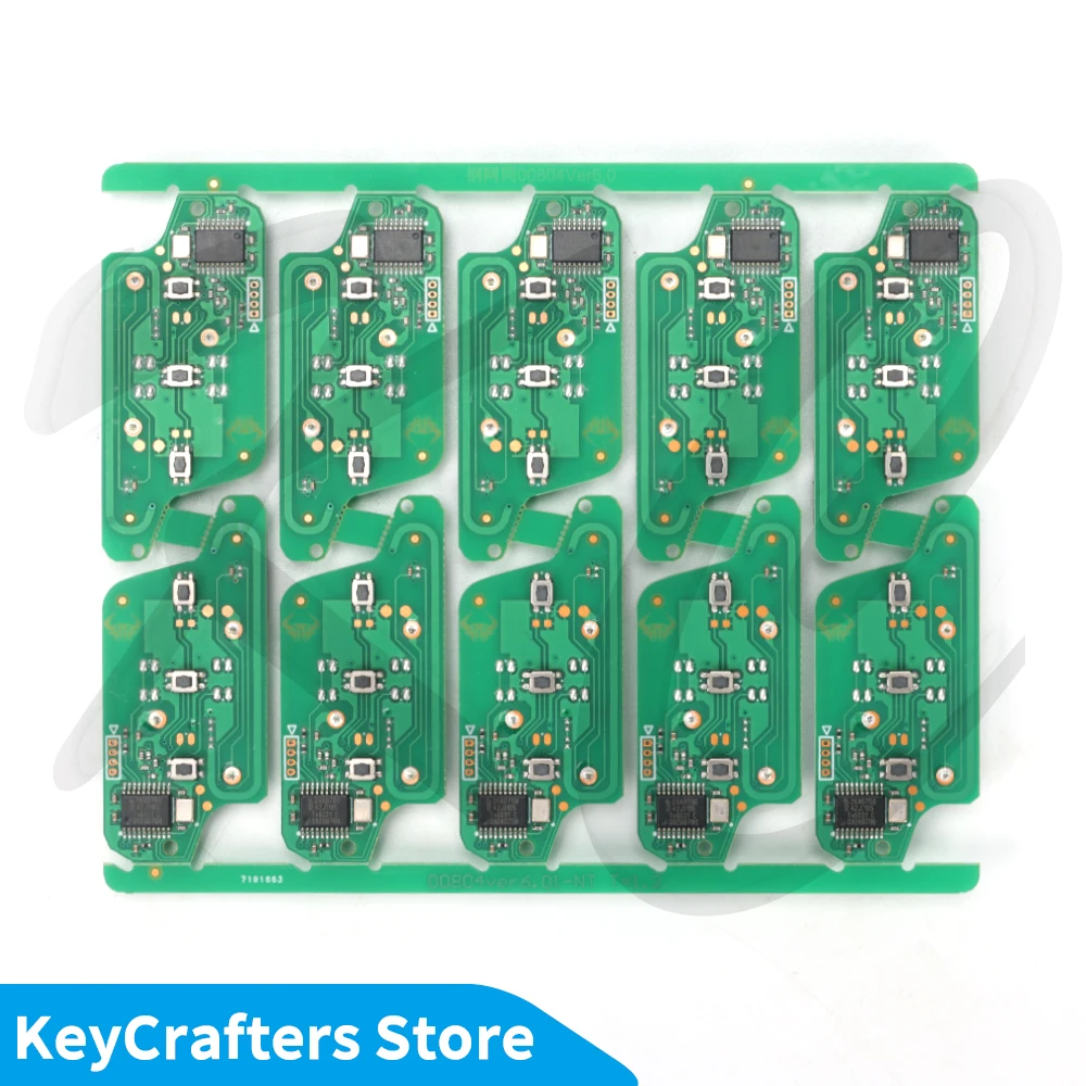 Фото Заготовка для дистанционного ключа KC (плата PCB) оптом CE0523/CE0536 ASK или FSK, 2 или 3 кнопки, для Peugeot 107, 307, 407, 308, 408, 607, Citroen C3, C4, C5 №4