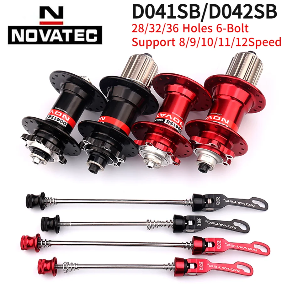 

Ступица для горного велосипеда NOVATEC D041SB/D042SB, 32/36 отверстий, 6 болтов, дисковый тормоз