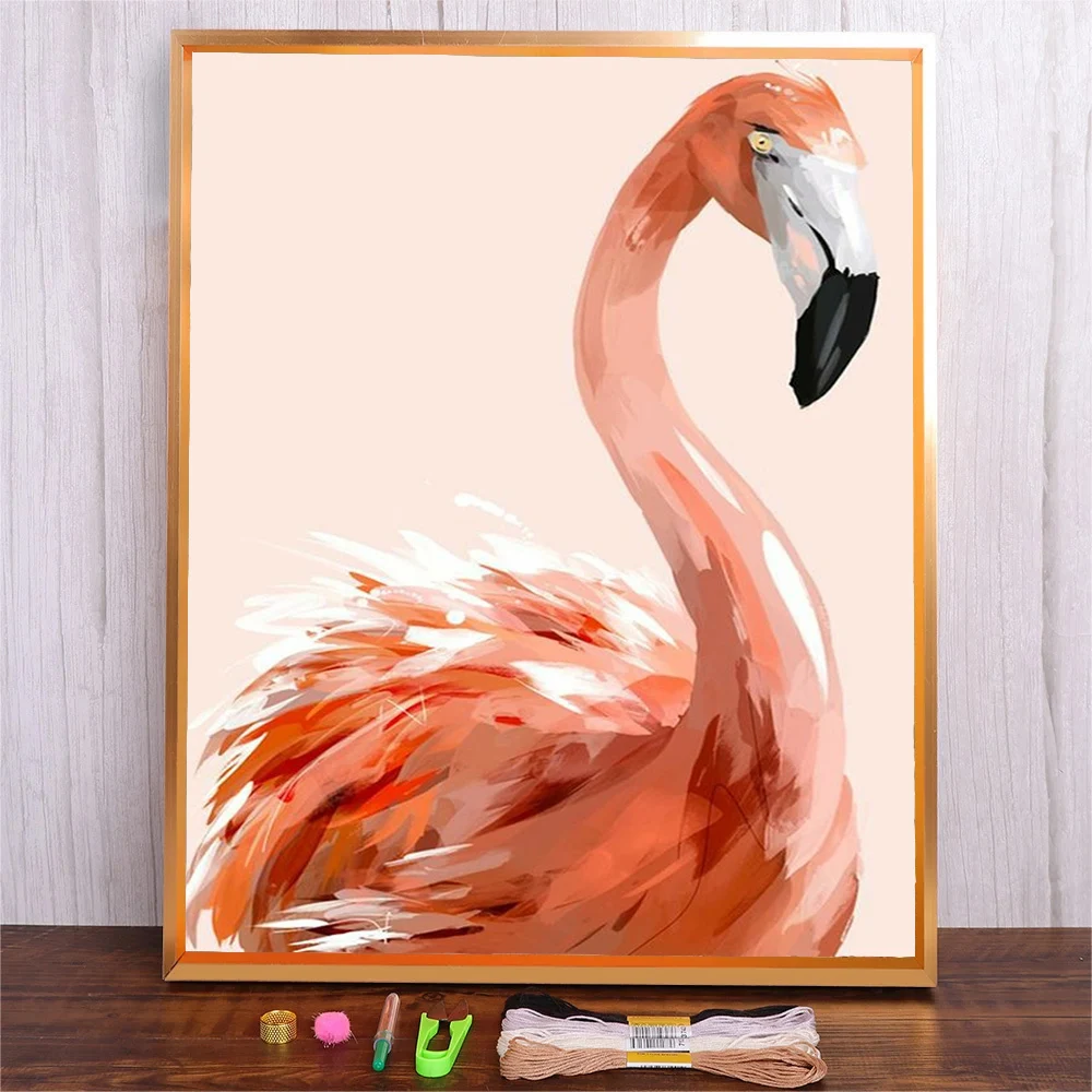 Набор для вышивки сделай сам холст без рисунка хлопковая нить 14 карат/11 карат с