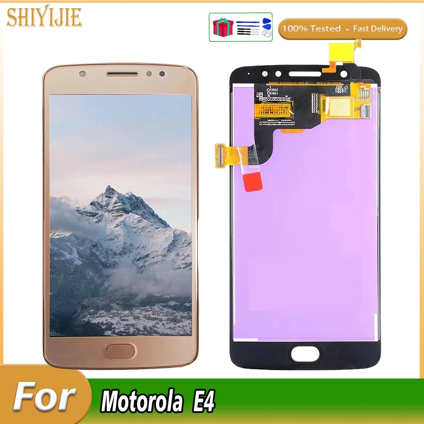 

LCD Display For Motorola E4 LCD Touch Screen Moto XT1762 XT1763 XT1766 LCD Screen Digitizer Complete Assembly