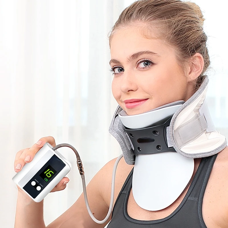 

cervical neck traction device decompression belt portable neck stretcher physical therapy equipments pain relief