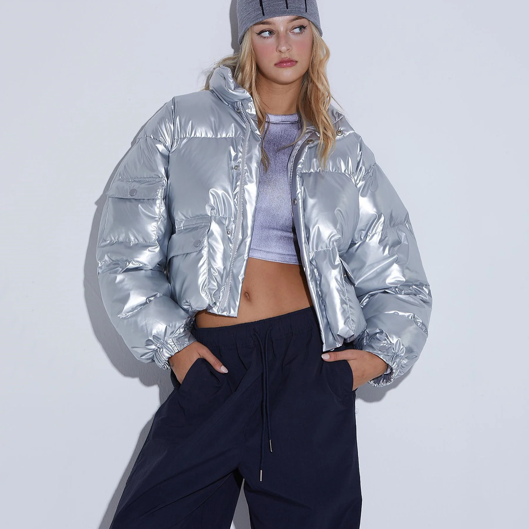 

Острая короткое платье для девушек, Зимний новый продукт, модное уличное модное Хлопковое платье с ярким лицом, хлопковое платье с высоким воротником