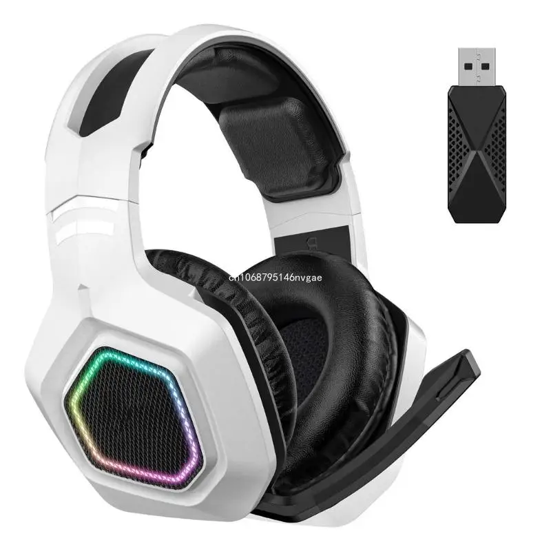 Беспроводные игровые гарнитуры с микрофоном светодиодной подсветкой