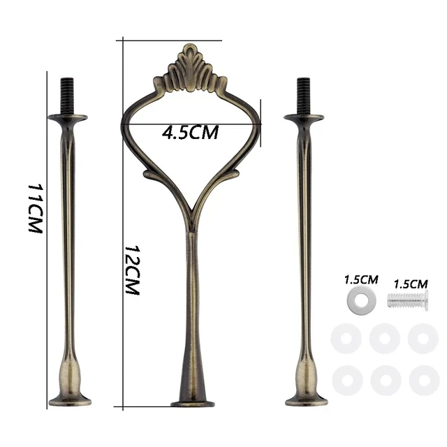 Новинка, 1 набор, 3-уровневая подставка для торта и капкейков, подставка для послеобеденного чая, свадебной посуды, демонстрационный держатель, многоуровневый поднос для фруктов