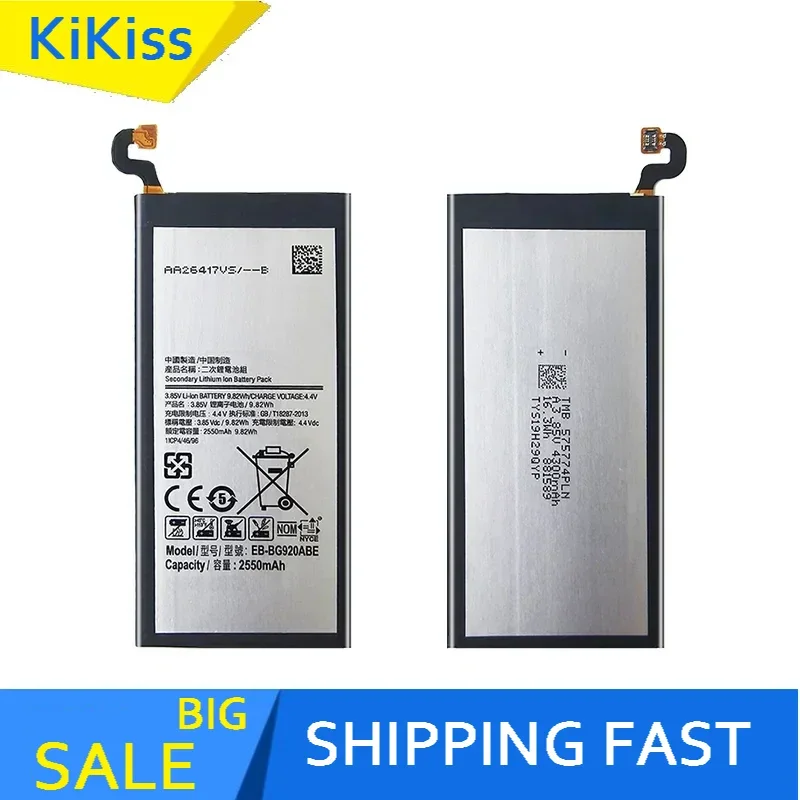 Аккумулятор для Samsung Galaxy S6 SM-G920 G920F G920i G920A G920V G9200 G9208 G9209 2550 мАч номер отслеживания