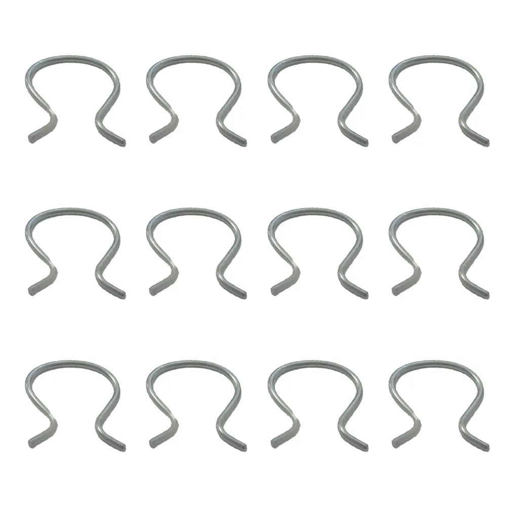 

12 Pieces Crank Retainer Door Handle Wind Horseshoe Clip Set Clip-On Plastic Right 2288 For Buick For Chevrolet