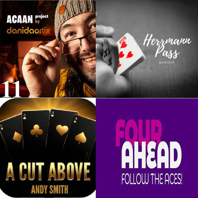 

ACAAN Project 11 by Dani DaOrtiz | Herrmann Pass by Magicat | Cut Above by Andy Smith|Four Ahead by Robert Ramirez Magic Tricks