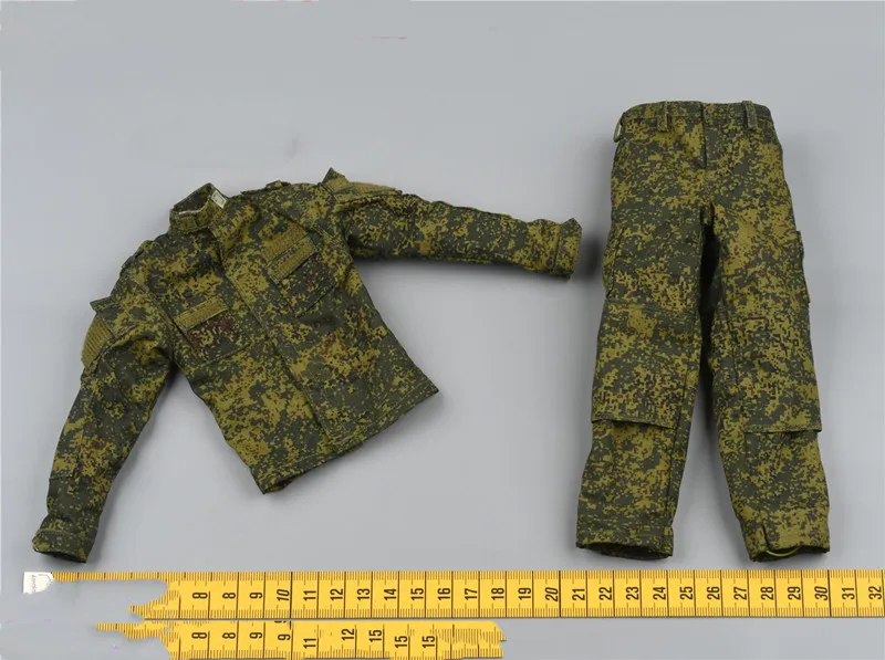 

Модель камуфляжного пальто и брюки для тела 12 дюймов, масштаб 1/6