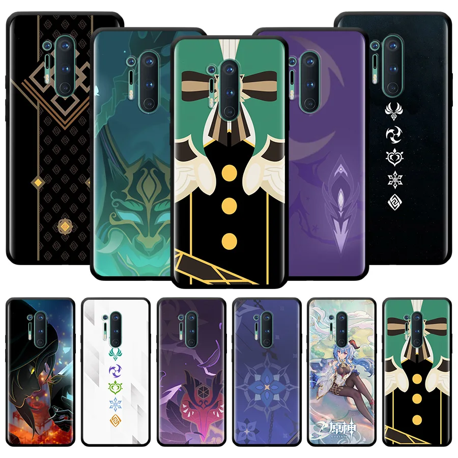 

Genshin Impact Medal Luxury Phone Case For Oneplus Nord N100 N200 N10 7 8 9 7T 8T 9R 9RT CE 2 Z Pro 5G Luxury Silicone Cover TPU