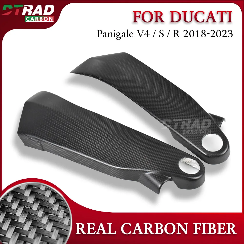 Боковая крышка топливного бака из углеродного волокна для DUCATI Panigale V4 S V4R 2018-2023 V4S