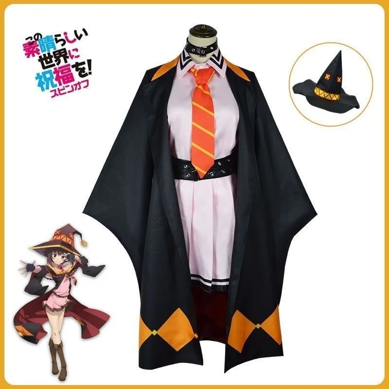 To present explosive excitement for a better world! COS Huihui Yunyun Aru cosplay anime performance suit