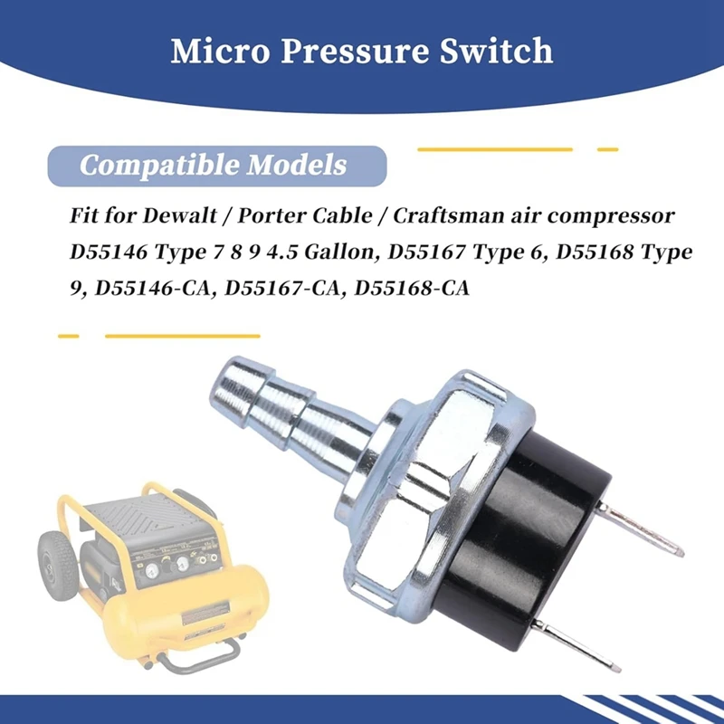 Мини-реле давления воздушного компрессора AB- 9063290 Для D55146 D55167 D55168 D55146-CA D55167-CA D55168-CA