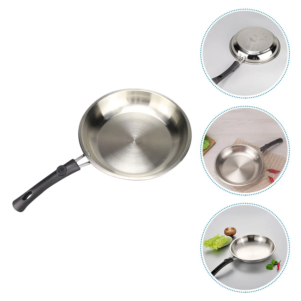

Pan Frying Skillet Stick Non Steak Iron Cast Camp Grill Pans Wok Nonstick Cookware Omeletegg Enamel Stainless Oven Rounded