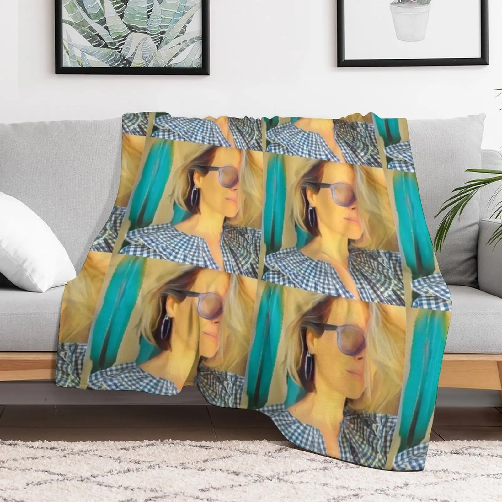 Одеяло с портретом Сары Полсона многофункциональные пляжные одеяла