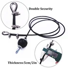 1,4 м-5 м кабель для тренажерного зала Проволочный Трос сверхпрочные стальные запасные части для домашнего тренажерного зала фитнеса кабель диаметром 5 мм