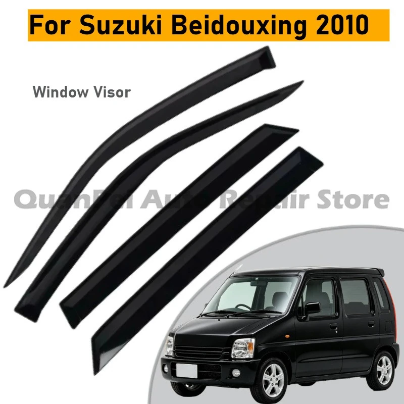 Фото Высококачественные ветровики-дефлекторы для Suzuki Beidouxing 2010, защита от дождя, солнцезащитные козырьки на боковые окна, аксессуары №1