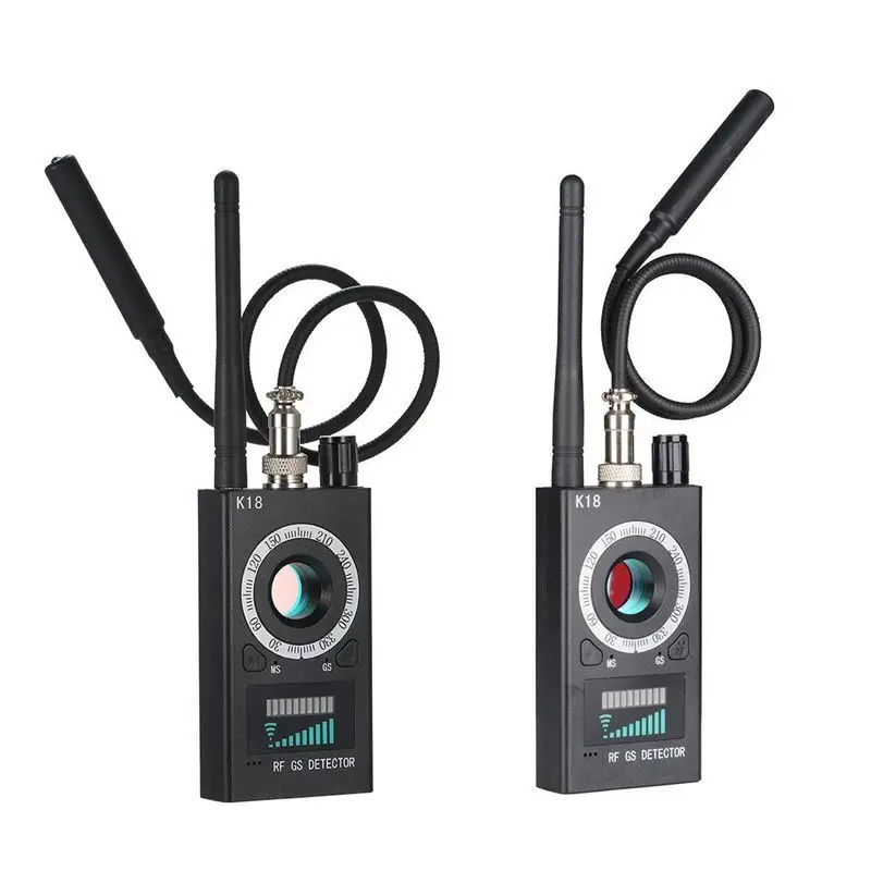 

1MHz-6.5GHz Multi-function Anti-spy Detector Camera GSM Audio Bug Finder GPS Signal lens RF Tracker Detect spy technology k18