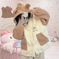 deeptown kawaii women hoodies harajuku cute japanese style sweet oversized lolita girly female sweatshirt jk soft girl fashion