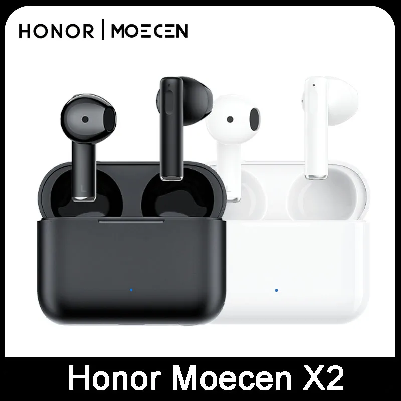 

Оригинальные наушники Honor Earbuds X2 TWS, наушники MOECEN Comfy, полувкладыши 12 мм, био динамик 28h 2 Mic ENC Bluetooth 5,2, режим игры с низким задержкой