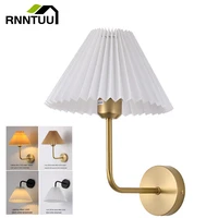 rnntuu nordic wall lamp e27 85 265v retro vintage indoor lighting bedroom liveing room for home wall light fixture