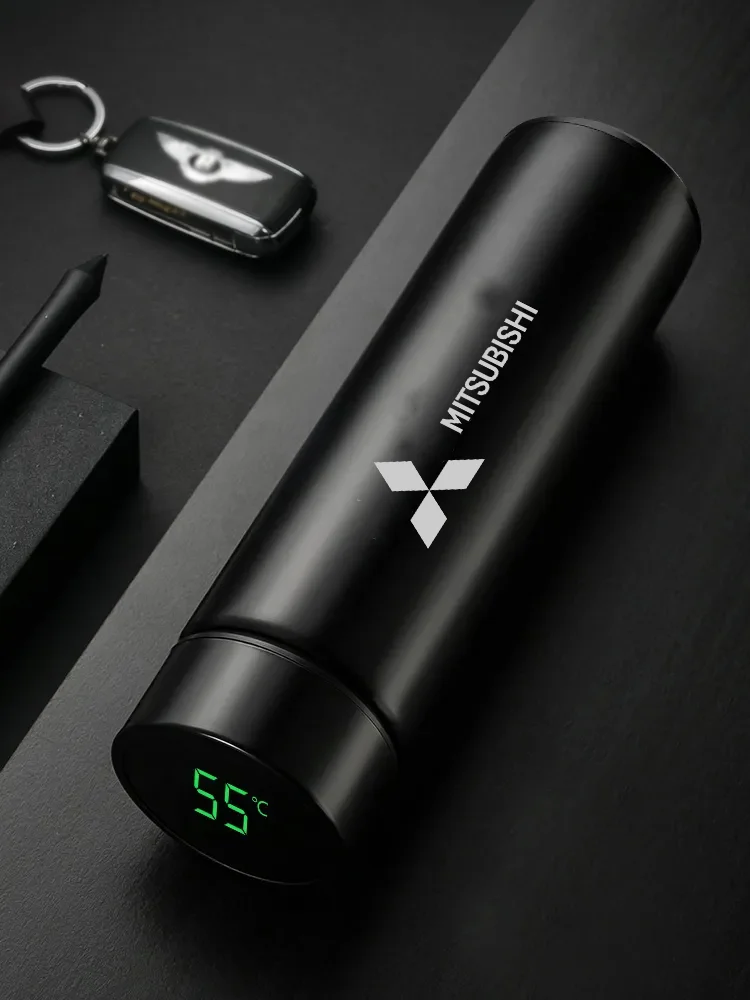 

Умная кружка-термос с логотипом автомобиля и дисплеем температуры для Mitsubishi Asx Lancer Pajero 4 Outlander 3 Xl l200 EX10 X Colt Pajero