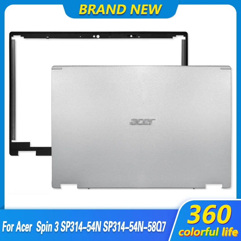 

New Metal Laptop LCD Back Cover For Acer Spin 3 SP314-54N Series Top Back Case Silver GDS4600JU070002