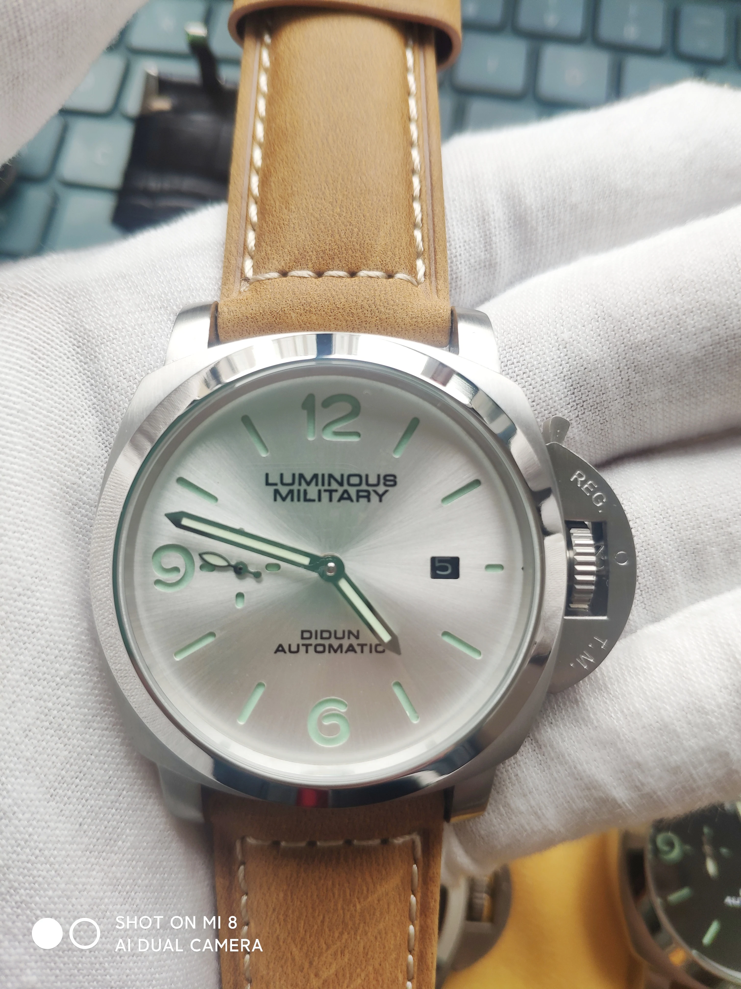 

DIDUN Men Automatic Watch Stainless Steel Luxury Brand Mechanical Watches Fashion Business Military Luminous Male Wristwatch