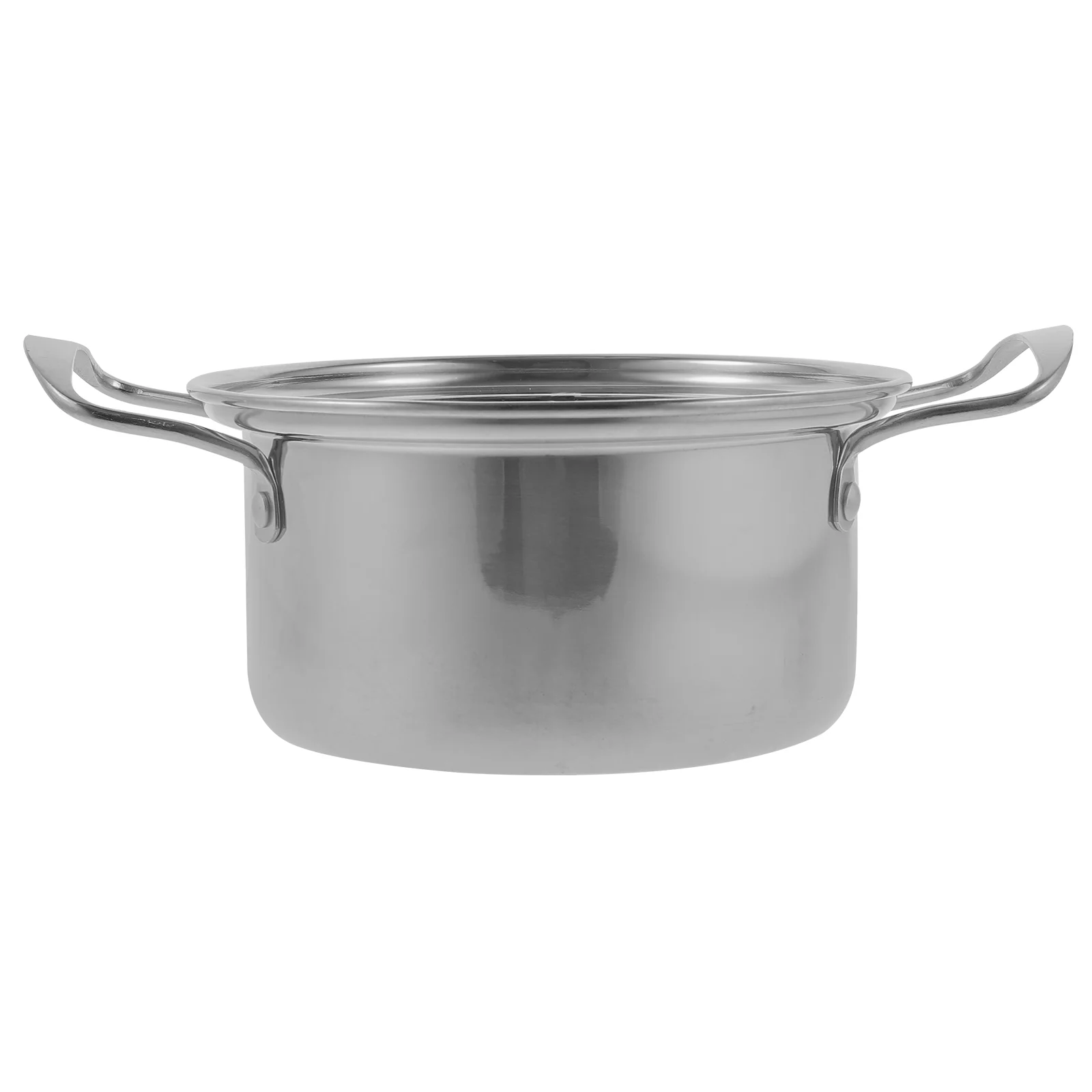 

Cookware Kitchen Ramen Pot Cooking Stock Milk Lid Shabu Pots Hotpot Stainless Steel Home Individual
