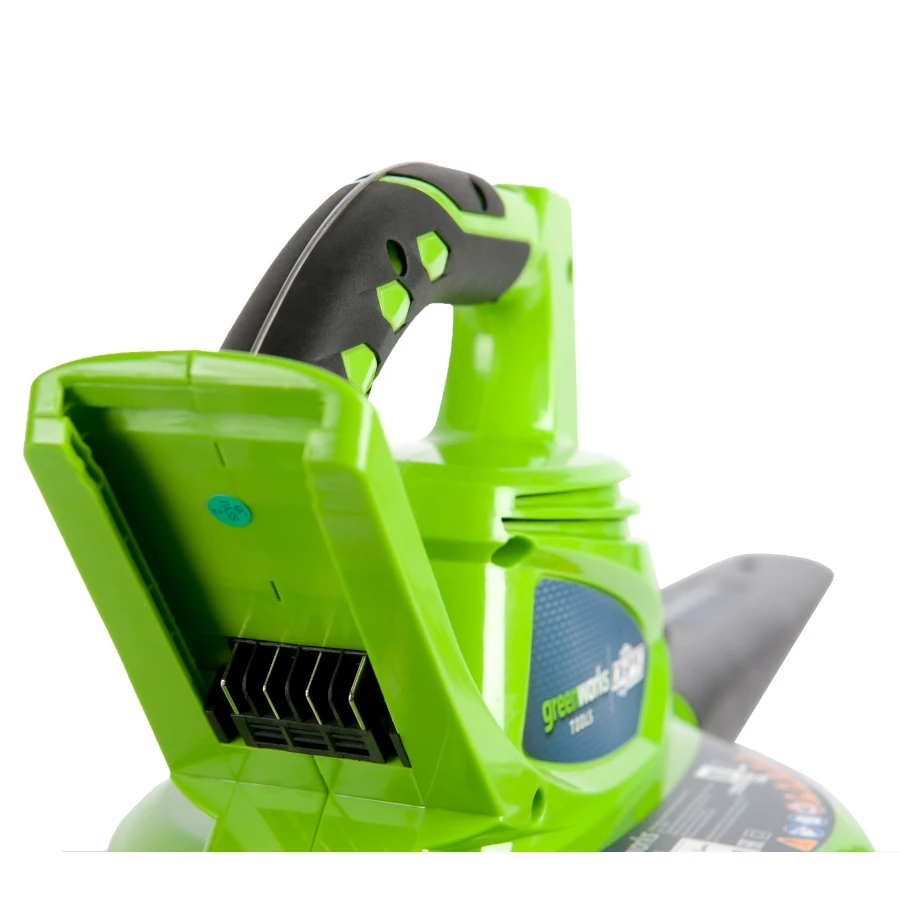 Пылесос-воздуходув садовый аккумуляторный Greenworks GD40BVK3 (Li-ion аккумулятор 40В 3 Ач