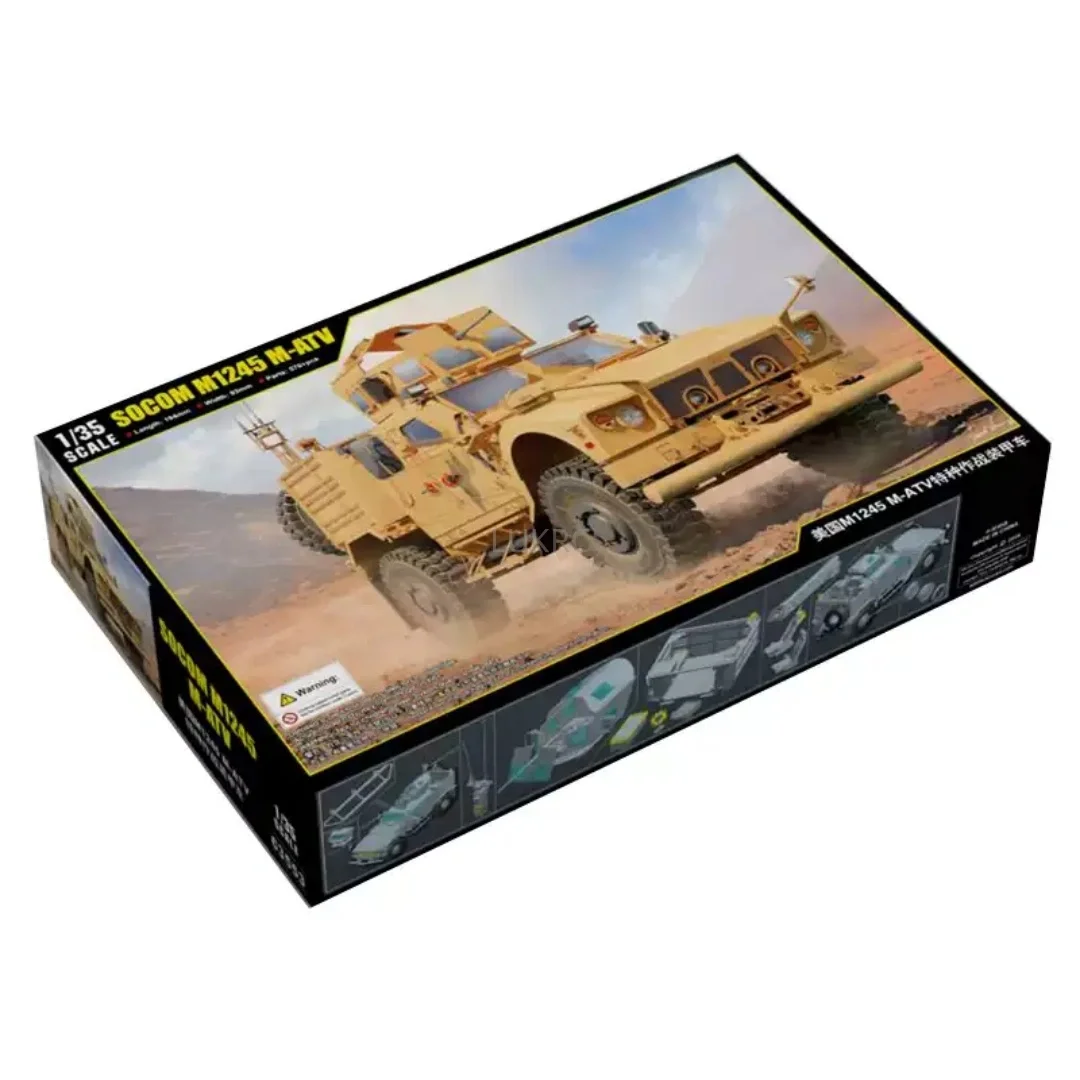 Фото TRUMPETER 63553 1/35 US SOCOM M1245 M-ATV Бронированная машина, пластиковый конструктор, набор для сборки, подарок для мальчиков №1