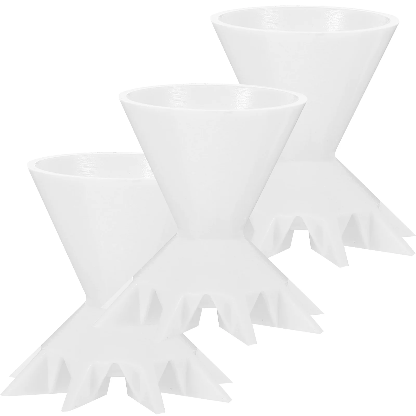 3 шт. чашки для смешивания пигментов многоразовые силиконовые воронки заливки