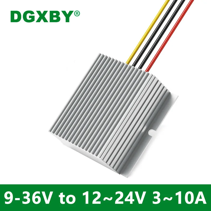 

High Quality 10~36V to 24V 5A 6A Automotive Power Regulator 9-36V to 12V 5A 8A 10A Automatic Buck-boost Module Monitoring Use CE